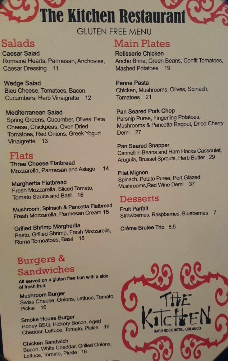 Alexis's Gluten Free Adventures The Kitchen Restaurant at the Hard