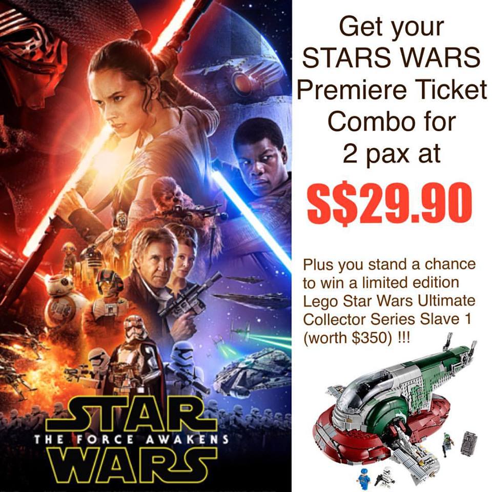 Get your Star Wars Premiere Tickets today!!! OnlyWilliam